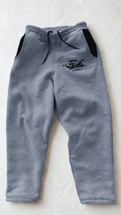 #Pantalon Grey - Tracksuit "SUTAIRU"#